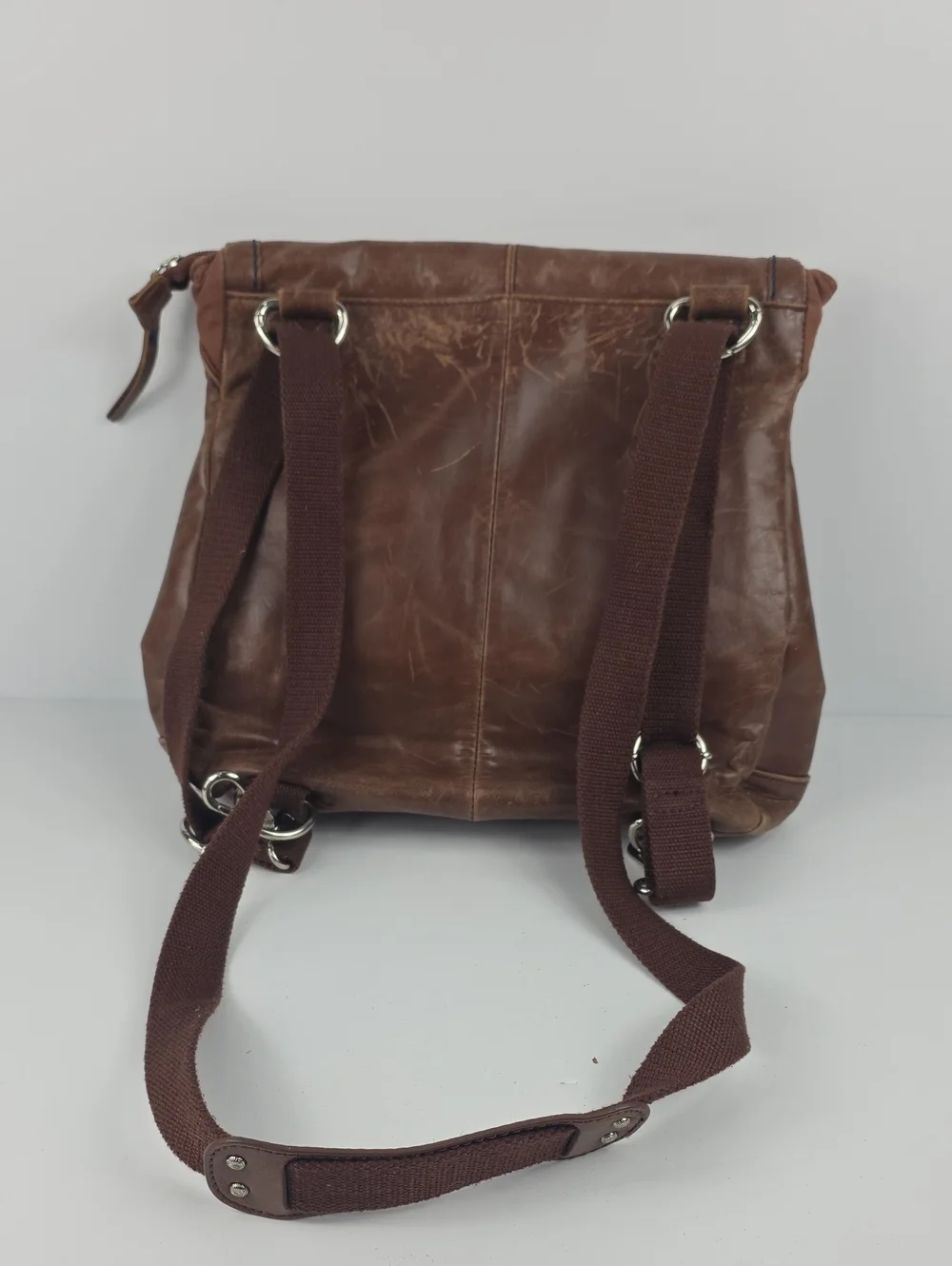 The Sak Ventura Covertible Brown Leather Women's Backpack